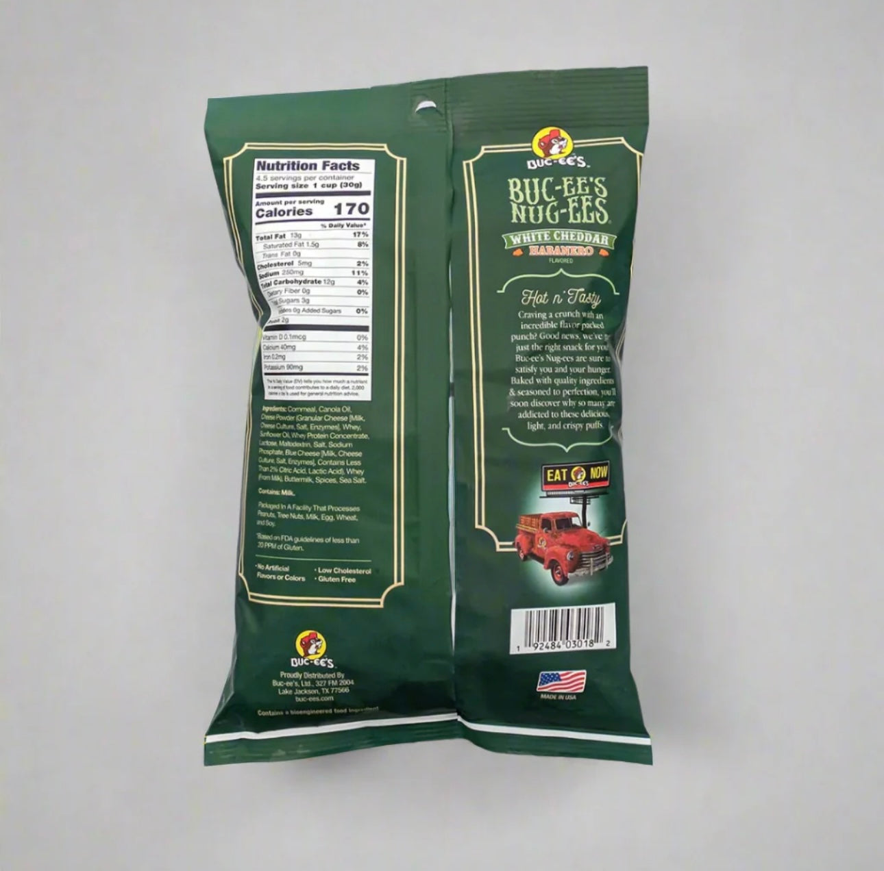 Buc-ee's Nug-ees White Cheddar Habanero