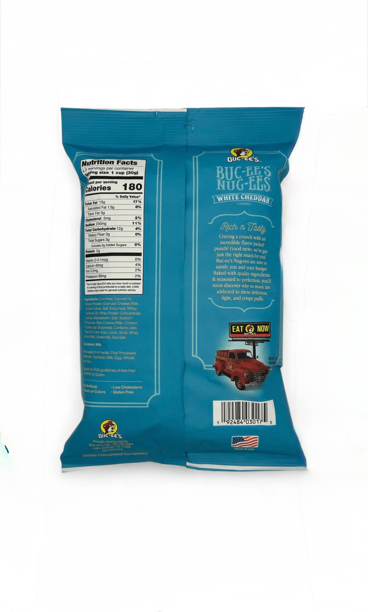 Buc-ee's Nug-ees White Cheddar