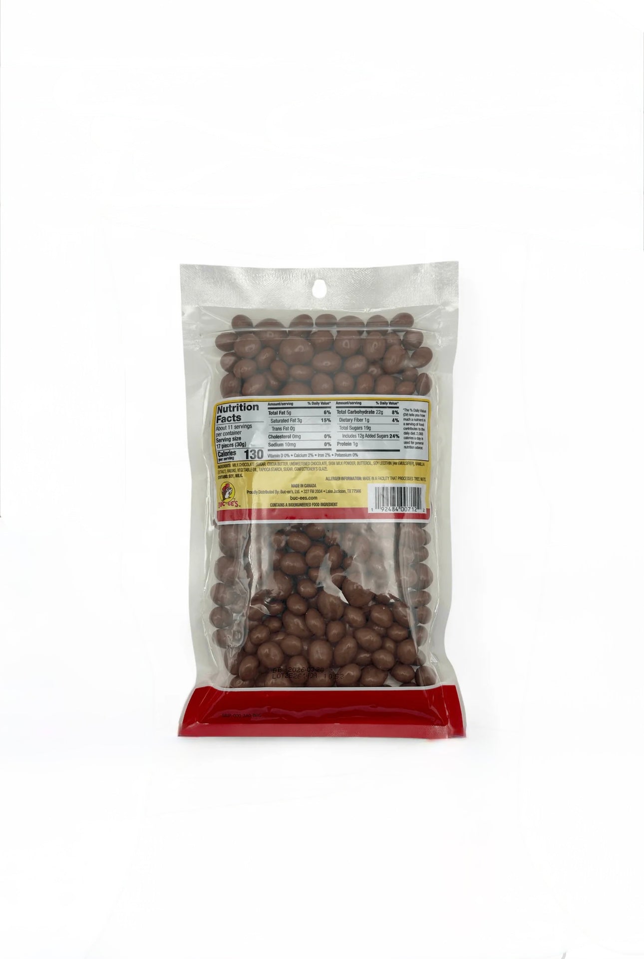 Buc-ee's Milk Chocolate Raisins