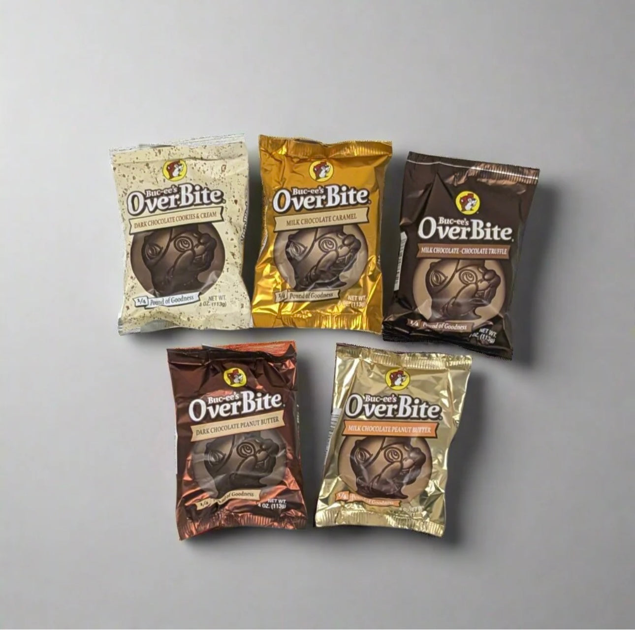 Buc-ee's Overbites Chocolate