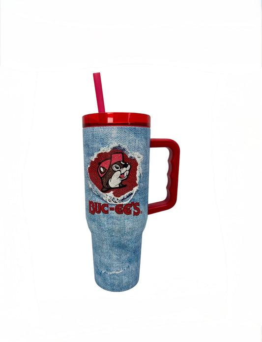 Buc-ee's Denim Tumbler