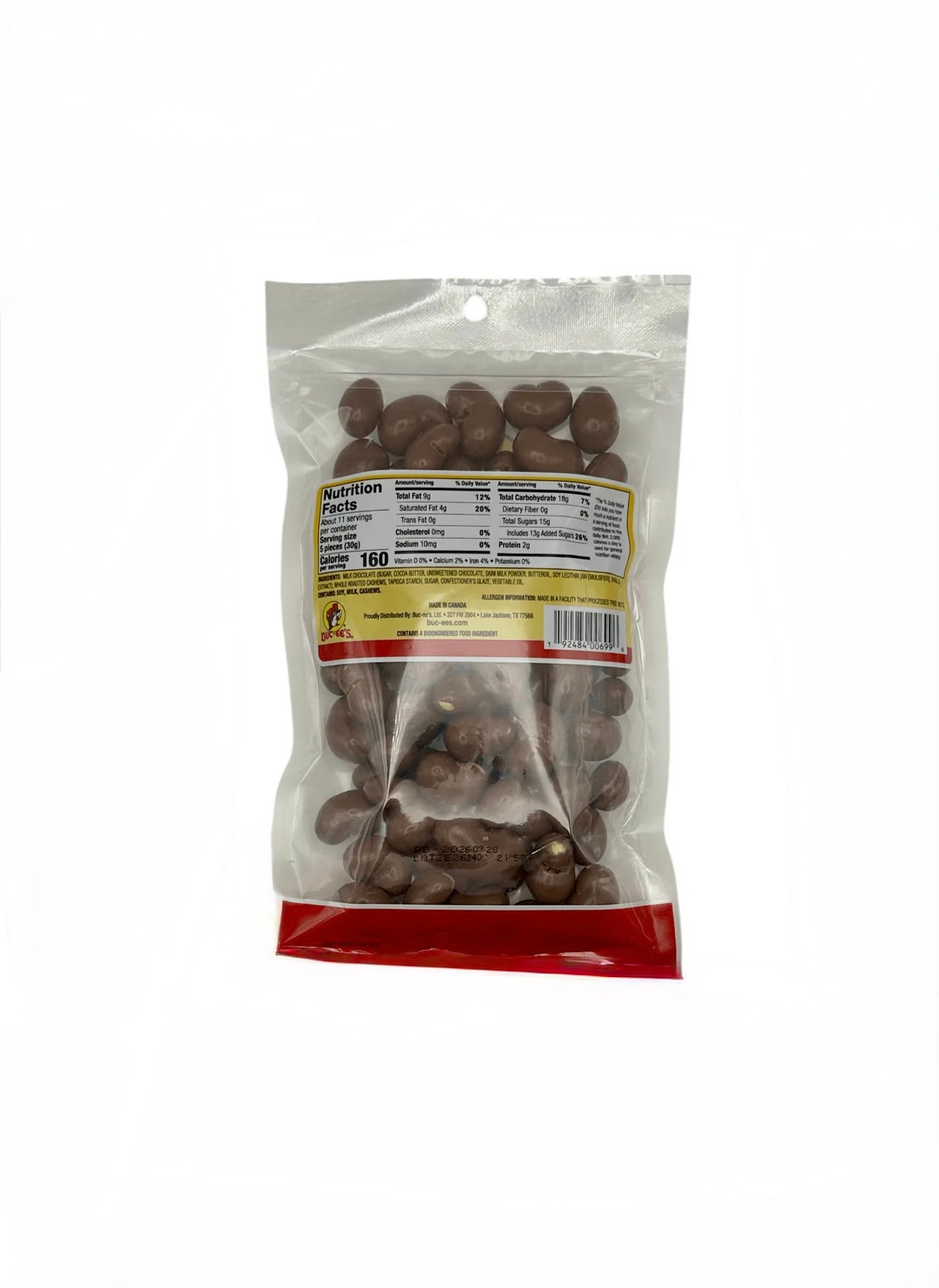 Buc-ee's Milk Chocolate Cashews