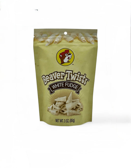 Buc-ee's Beaver Twists White Fudge