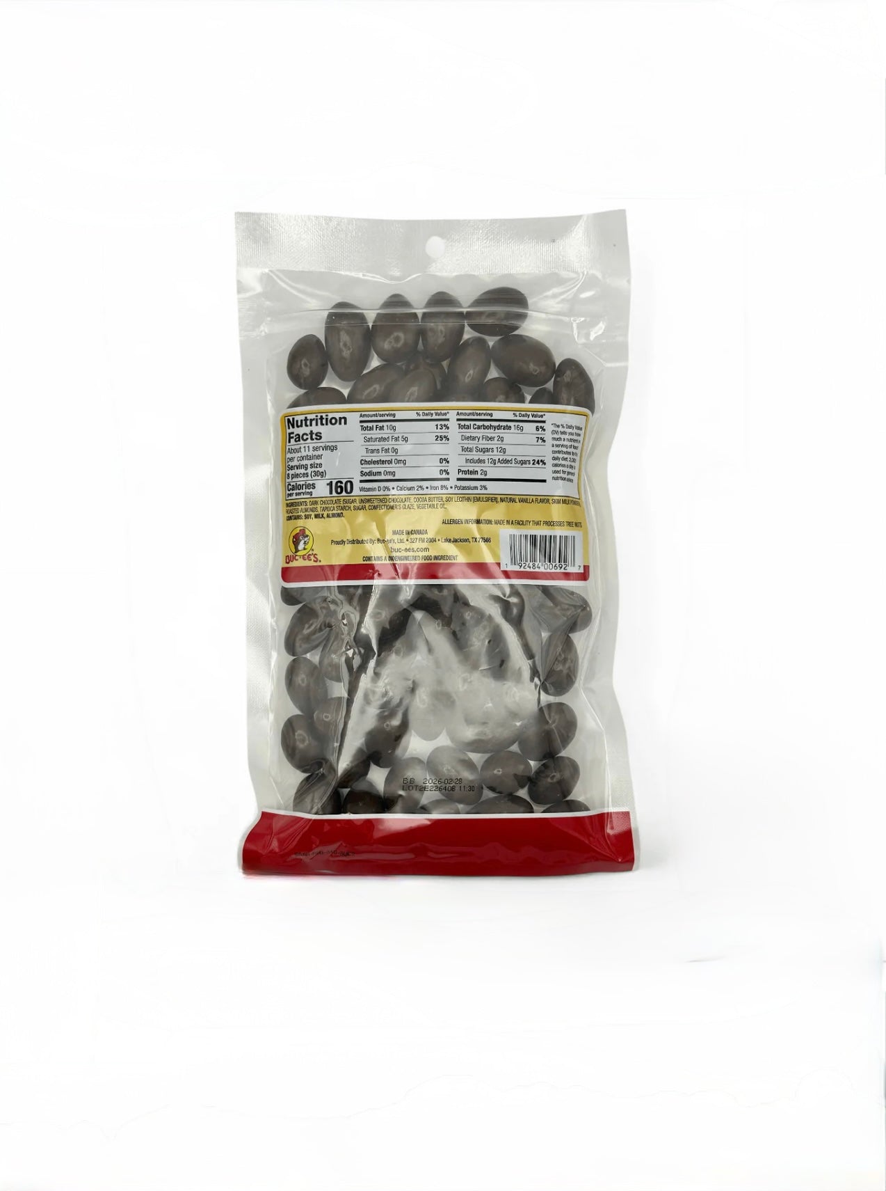 Buc-ee's Dark Chocolate Almonds